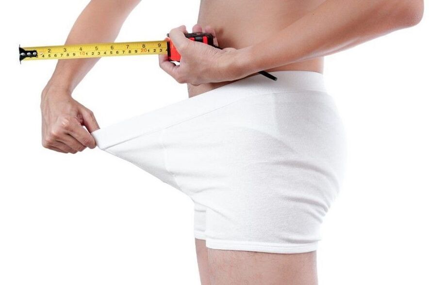 měření penisu před cvičením na zvětšení